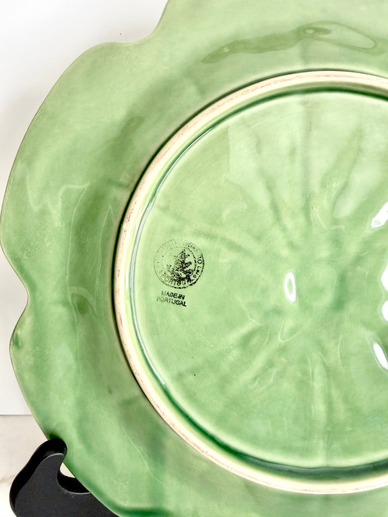 Vintage Bordallo Pinheiro Cabbage Charger 12"