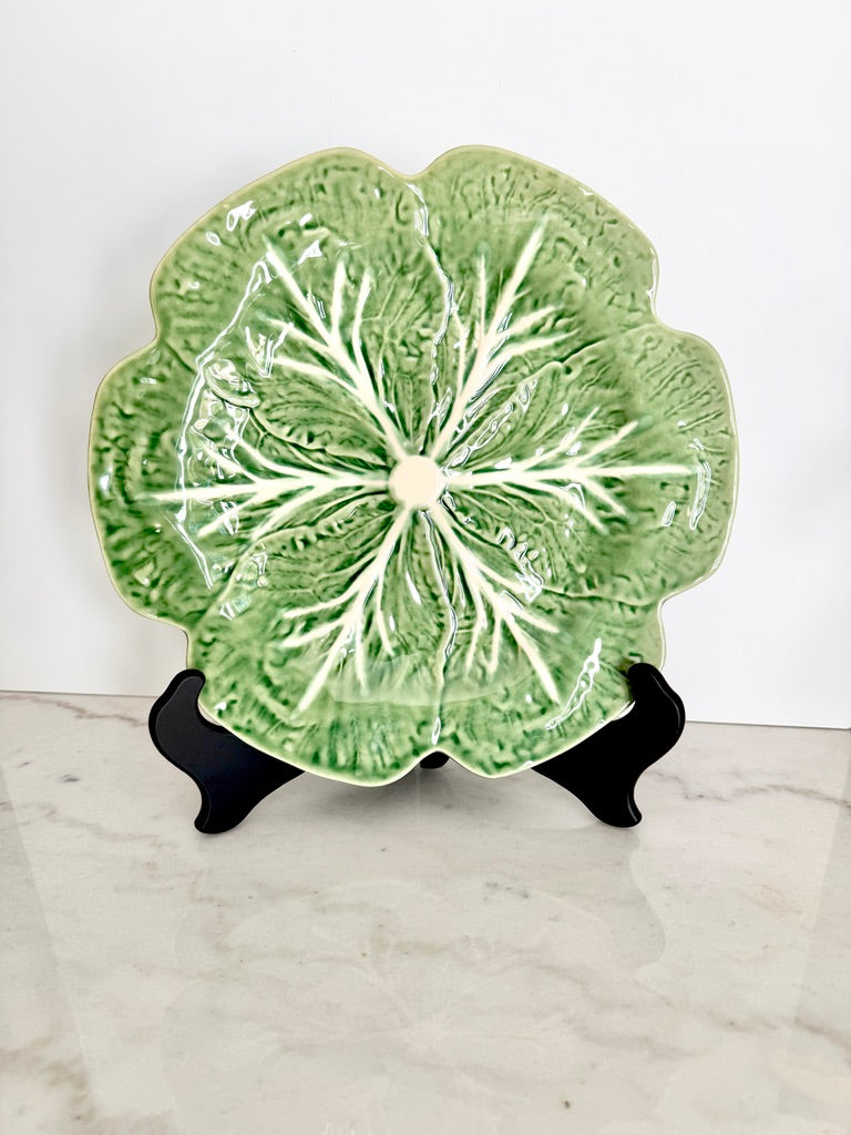 Vintage Bordallo Pinheiro Cabbage Charger 12"