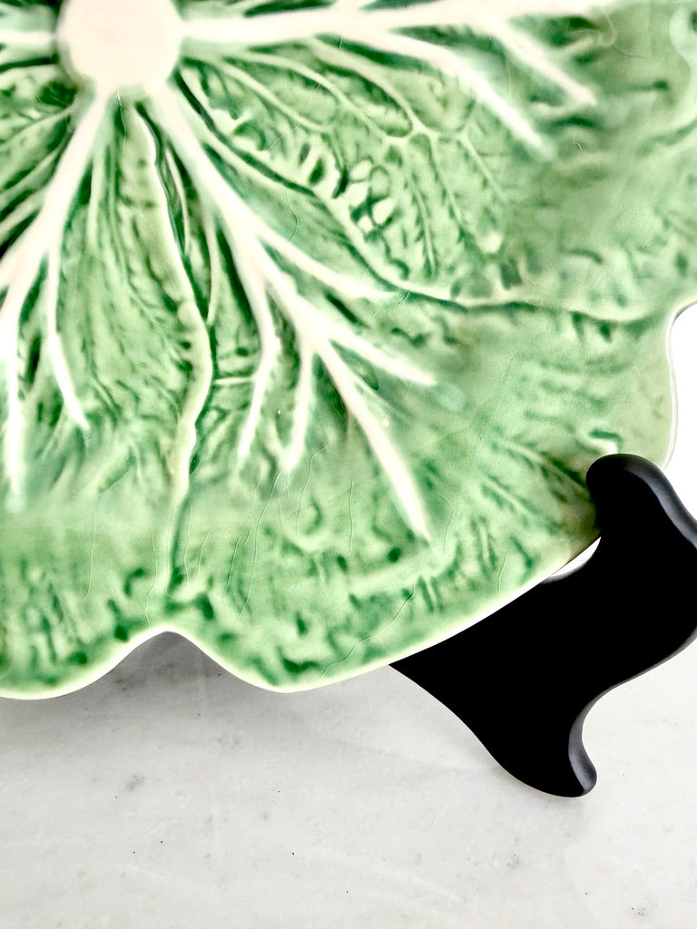 Vintage Bordallo Pinheiro Cabbage Charger 12"