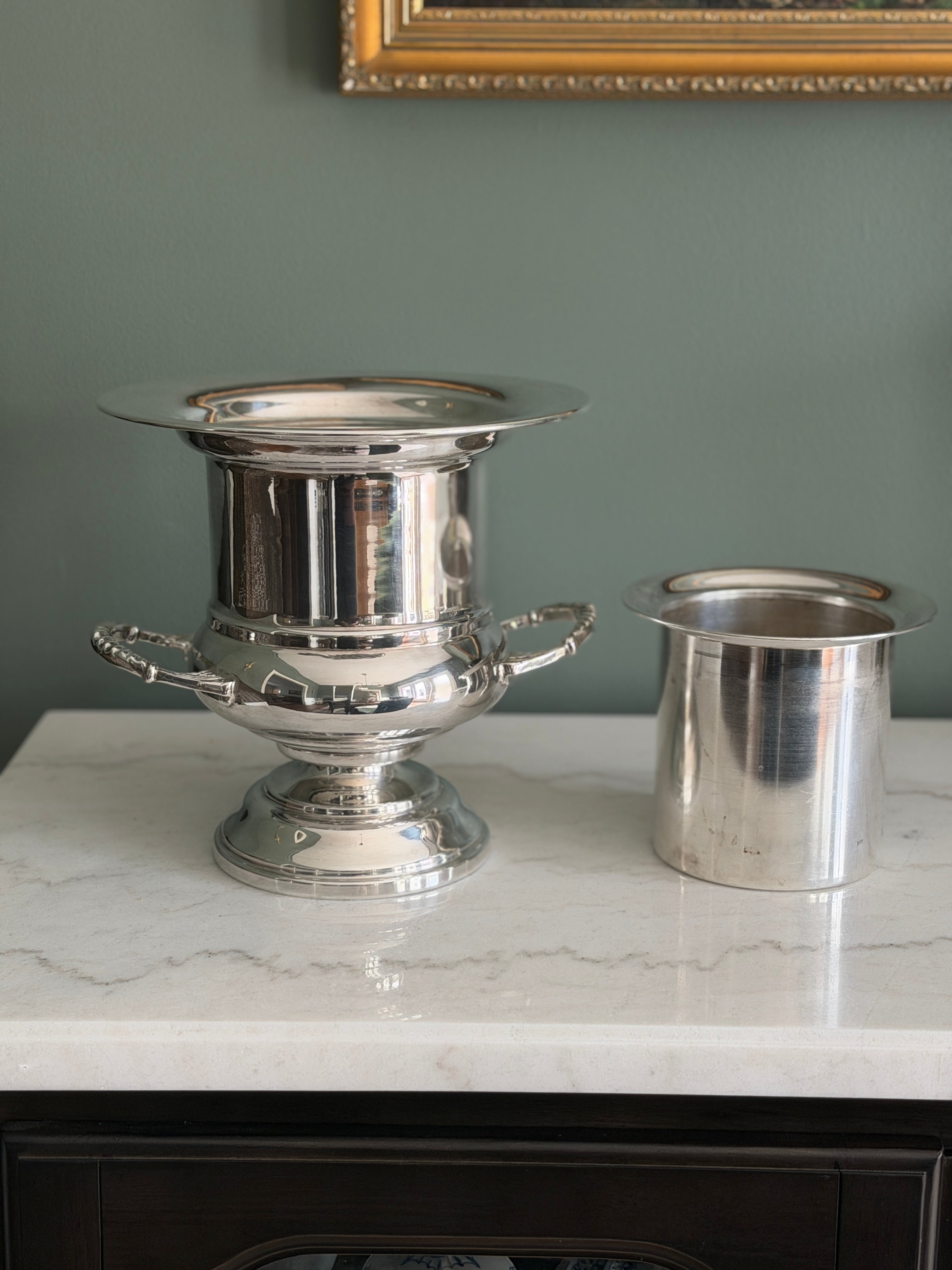Vintage Viners Sheffield Silver Plated Champagne Chiller Ice Bucket