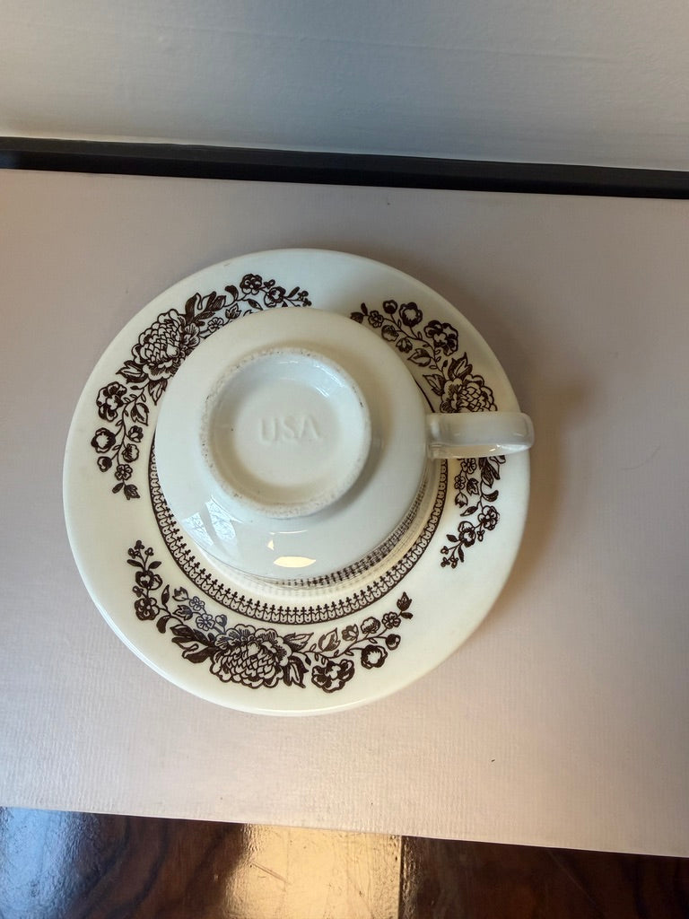 Vintage Royal China Sussex Teacup, Made in USA