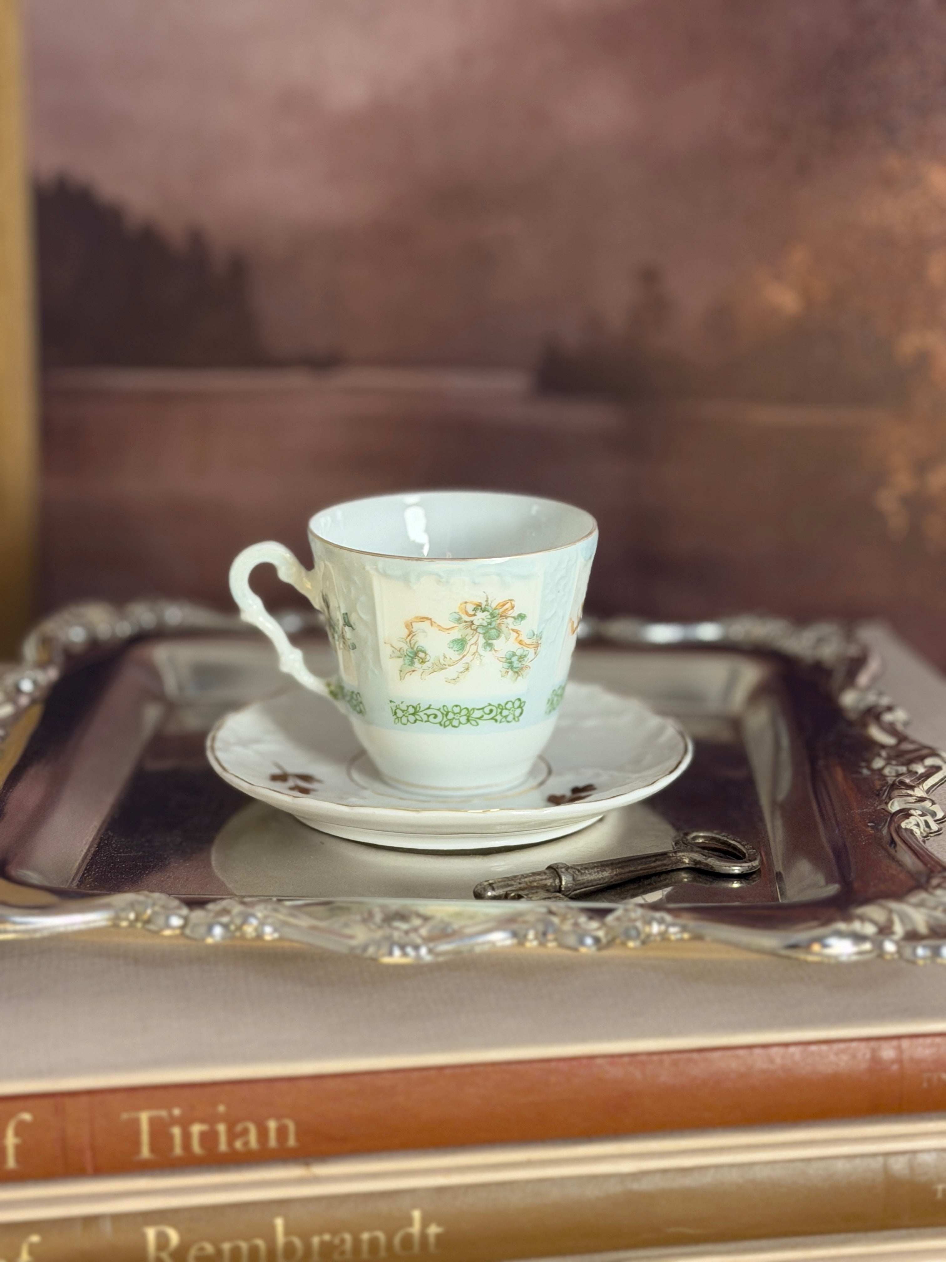 RARE Antique Hermann Ohme Demitasse Cup