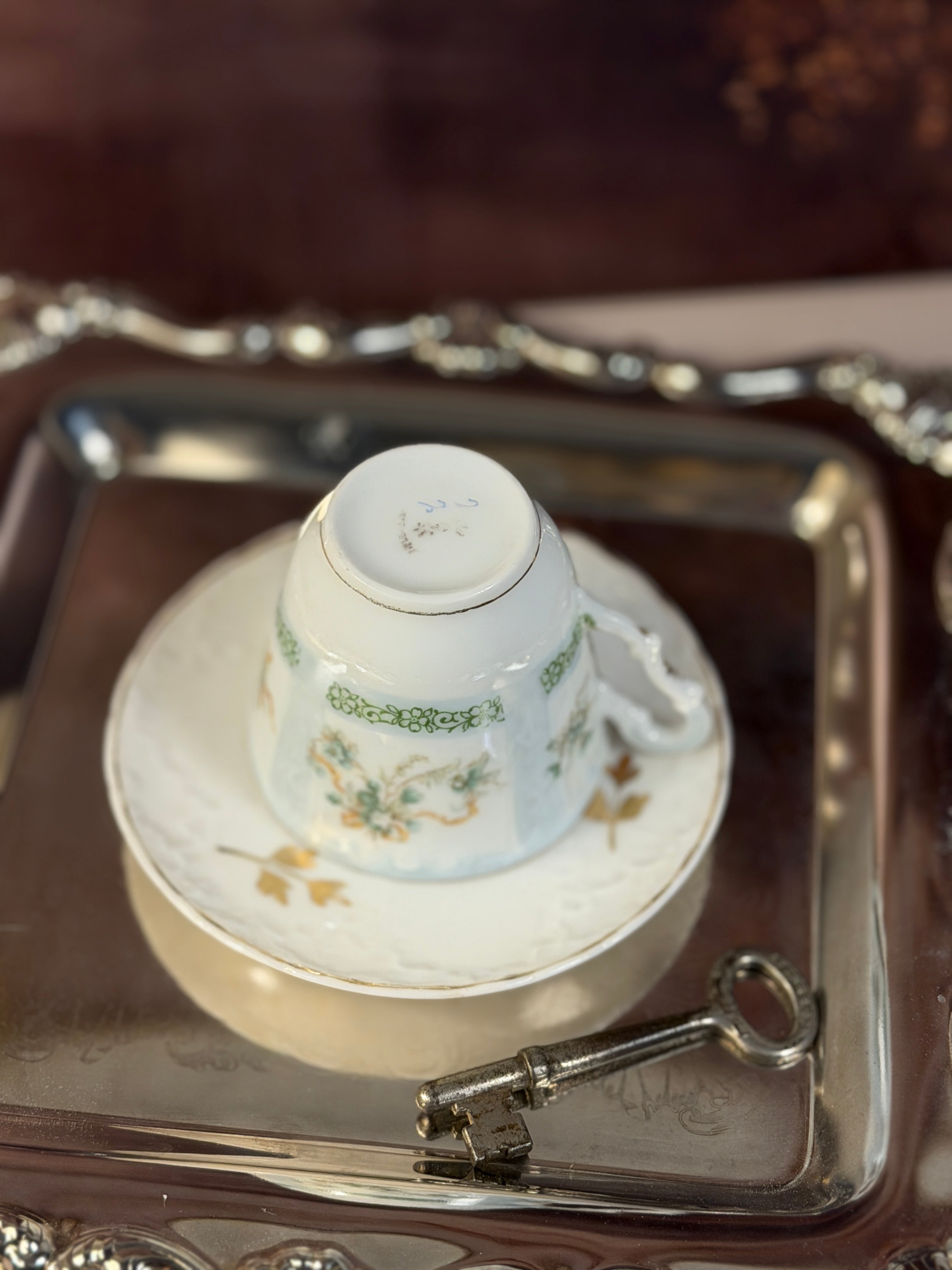 RARE Antique Hermann Ohme Demitasse Cup