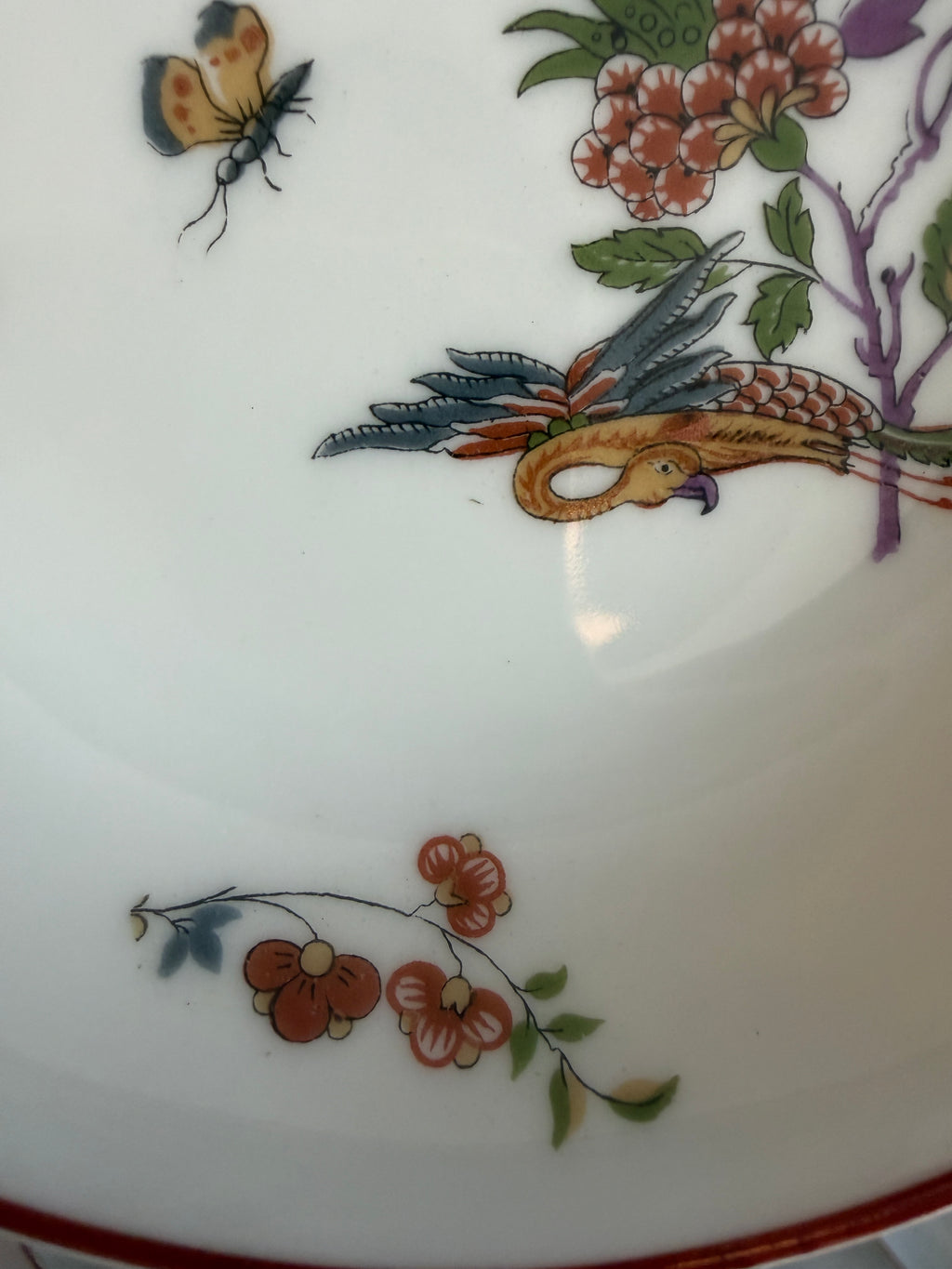 Antique Early 1900s Haviland Limoges France Schleiger 684-2 Floral Bird Porcelain Saucer Plates – Set of 6