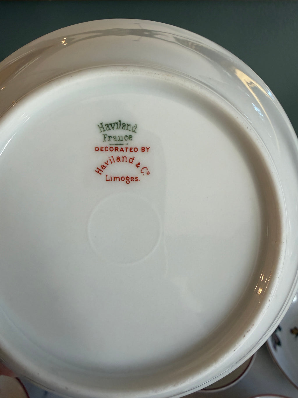 Antique Early 1900s Haviland Limoges France Schleiger 684-2 Floral Bird Porcelain Saucer Plates – Set of 6